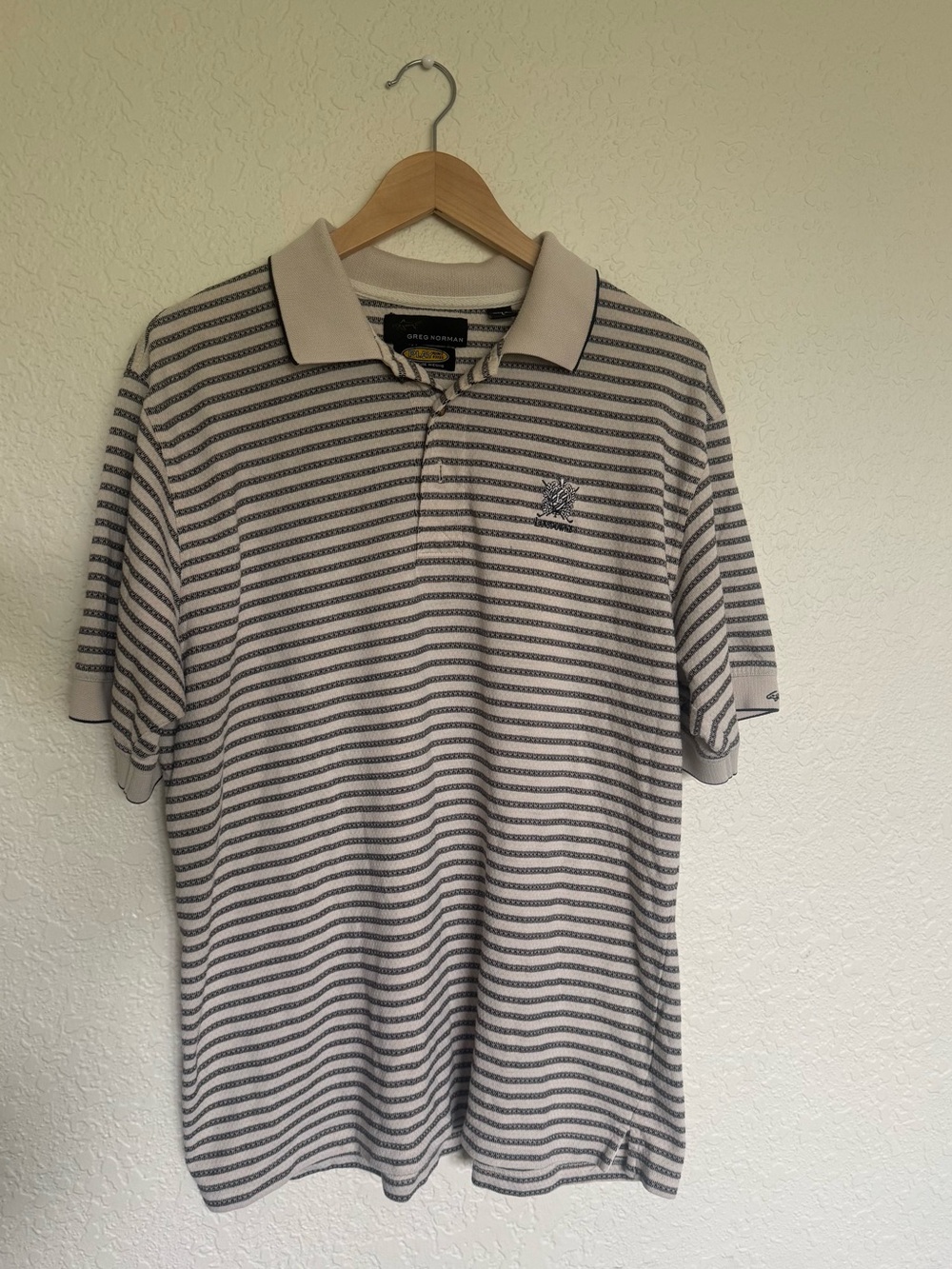 Men’s Greg Norman Golf Polo Short sleeve shirt L
